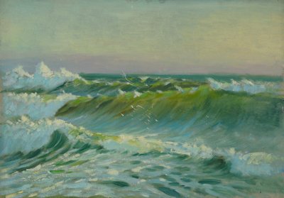 海景、19世紀後半から20世紀半ば（紙に油彩） 作： John Everett