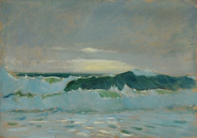 海景、19世紀後半から20世紀半ば（紙に油彩） 作： John Everett