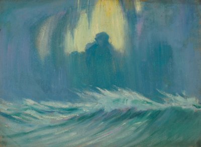 海景、19世紀後半から20世紀半ば（紙に油彩） 作： John Everett