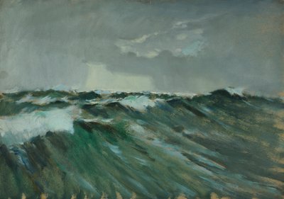 海景、19世紀後半から20世紀半ば（紙に油彩） 作： John Everett