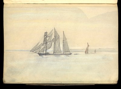 海景, スケッチブック 作： John Everett