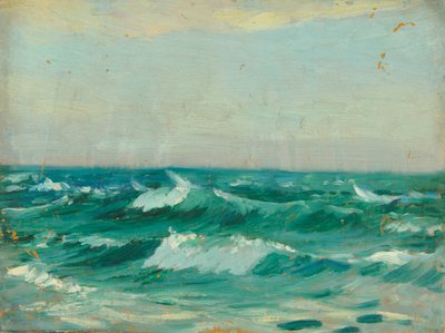 海景 1909年頃（油彩、パルプボード） 作： John Everett