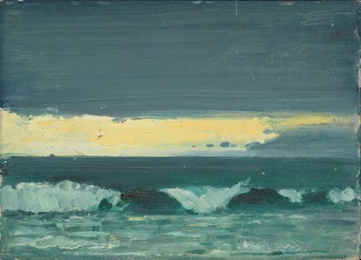 海景、19世紀後半から20世紀半ば（紙に油彩） 作： John Everett