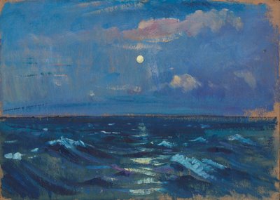 海景、19世紀後半から20世紀半ば（紙に油彩） 作： John Everett