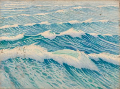 海景、19世紀後半から20世紀半ば（水彩、黒鉛、ボード） 作： John Everett