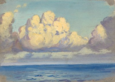 海景、19世紀後半から20世紀半ば（水彩、グラファイト、ガッシュ、紙） 作： John Everett