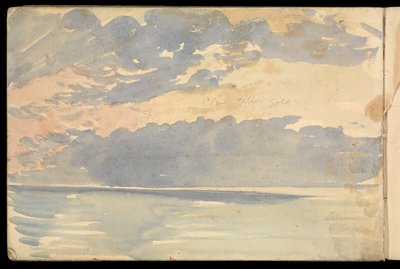 海景、スケッチブック 作： John Everett