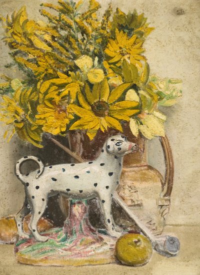 Still Life (Spotted Dog) (船上油彩) 作： John Everett