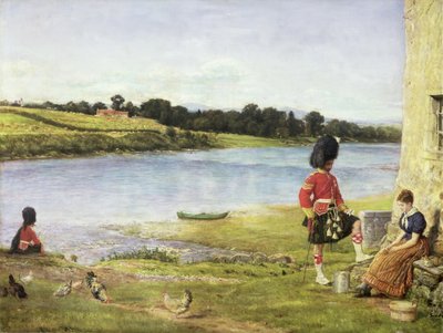 海に流れる、1871 作： John Everett Millais