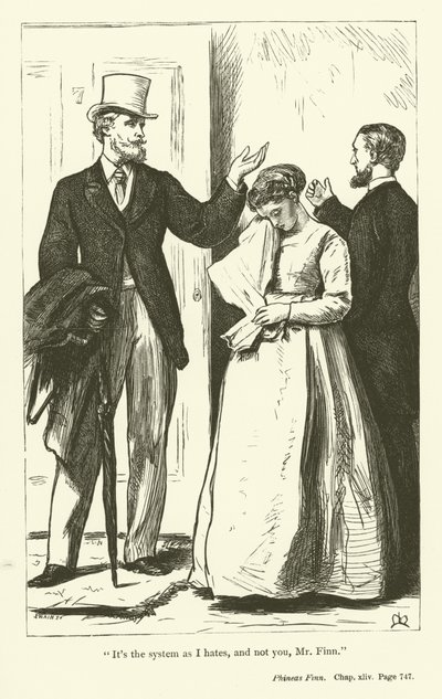 Anthony TrollopeによるPhineas Finnのイラスト 作： John Everett Millais