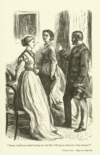 Anthony TrollopeによるPhineas Finnのイラスト 作： John Everett Millais