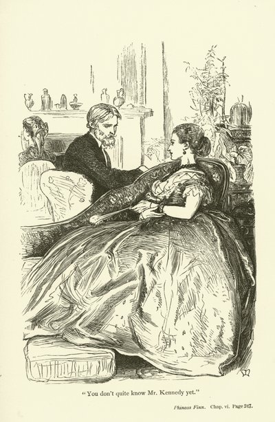 Anthony TrollopeによるPhineas Finnのイラスト 作： John Everett Millais