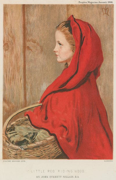 赤頭巾ちゃん 作： John Everett Millais