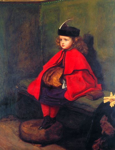 「私の最初の説教」、1863年 作： John Everett Millais