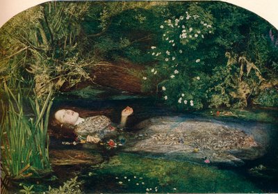 オフィーリア、1851-2、1911 作： John Everett Millais