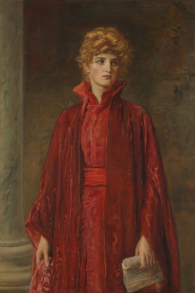 ポーシャ、1886年。 作： John Everett Millais