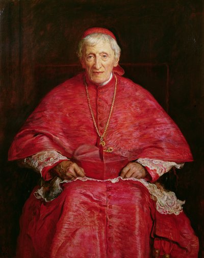 ニューマン枢機卿の肖像（1801-90） 作： John Everett Millais