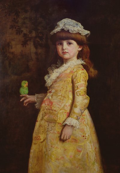 ミスマーガレットミレーの肖像、1883年 作： John Everett Millais