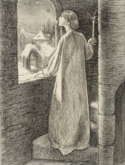 St Agnes Eve, c1857 作： John Everett Millais