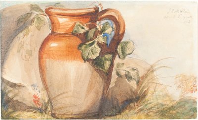 陶器の水差しの研究 [直訳] 作： John Everett Millais