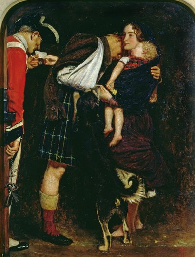 リリースの注文、1853 作： John Everett Millais