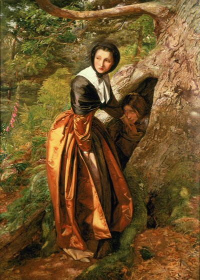 禁止された王家主義者、1651年、1852-53年 作： John Everett Millais