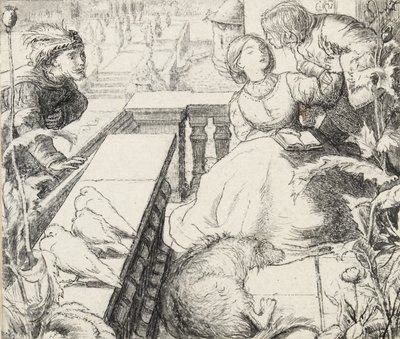 眠れる宮」 19世紀後半 作： John Everett Millais