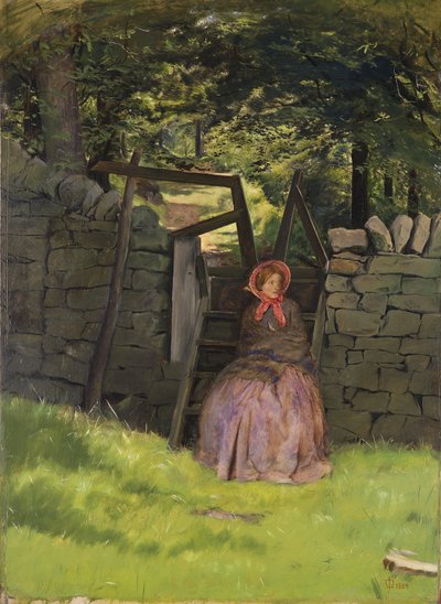 待っている、1854 作： John Everett Millais