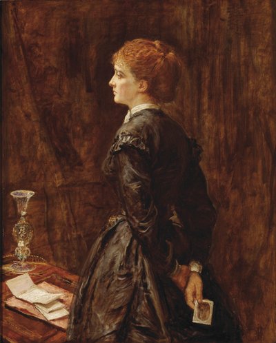 はい、もしくは、いいえ？ 作： John Everett Millais