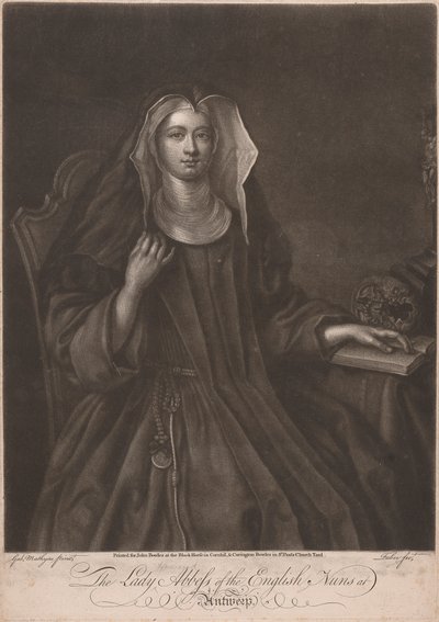 アントワープの英国修道女のレディ ハワード女子修道院長 作： John Faber the younger