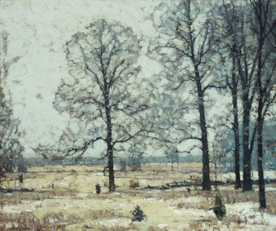 冬のヒッコリー 作： John Fabian Carlson