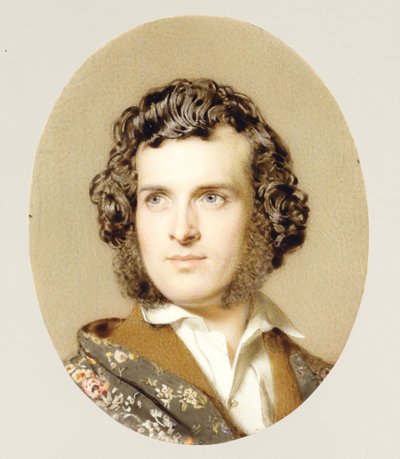 自画像、ca。 1850 作： John Faed