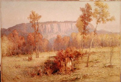 イースト・ロック、ニュー・ヘイヴン、1901年頃（油彩・キャンバス） 作： John Ferguson Weir