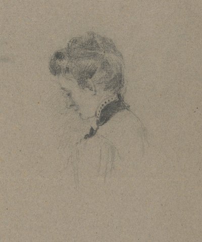 女性の肖像 作： John Ferguson Weir