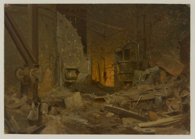 West Point Foundry、Cold Spring、ニューヨーク（ウサギ） 作： John Ferguson Weir