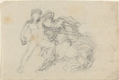 人間とケンタウロスの戦い 作： John Flaxman