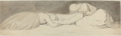 苦しんでいる人を慰める 作： John Flaxman