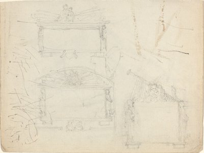 モニュメントのデザイン [表と裏] 作： John Flaxman