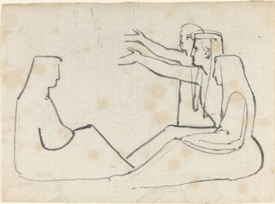 4 つの着席図 作： John Flaxman