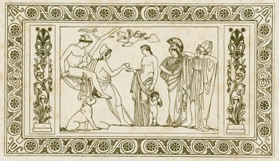 パリの審判（挿絵） 作： John Flaxman