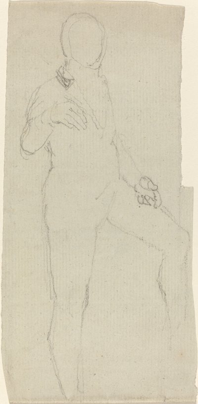 現代的なドレスを着た男性像 作： John Flaxman