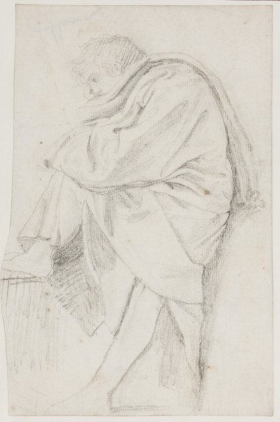 思考に包まれた男、1790年頃 作： John Flaxman
