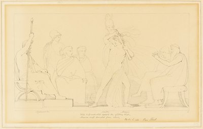 ミネルバとアキレス 作： John Flaxman
