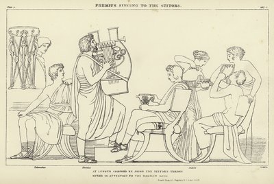 求婚者へのフェミウスの歌 作： John Flaxman