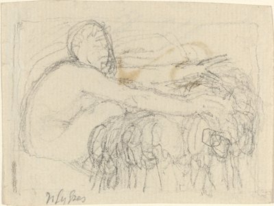 両腕を広げた座像 作： John Flaxman