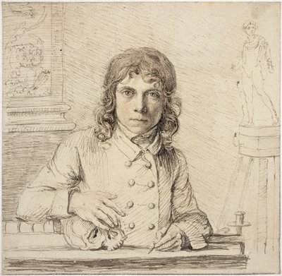 1779年の24歳の自画像 作： John Flaxman
