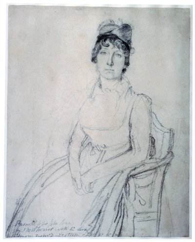 Eliza Soaneのスケッチ、1800年頃 作： John Flaxman