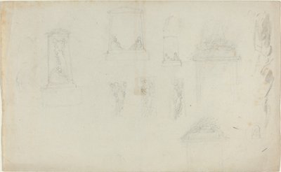 記念碑のための研究 作： John Flaxman