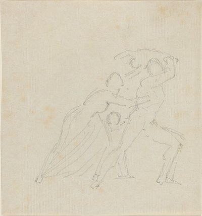 「アタマスの怒り」の習作 作： John Flaxman