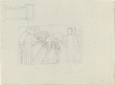 聖職者の記念碑のための習作 [表裏] 作： John Flaxman